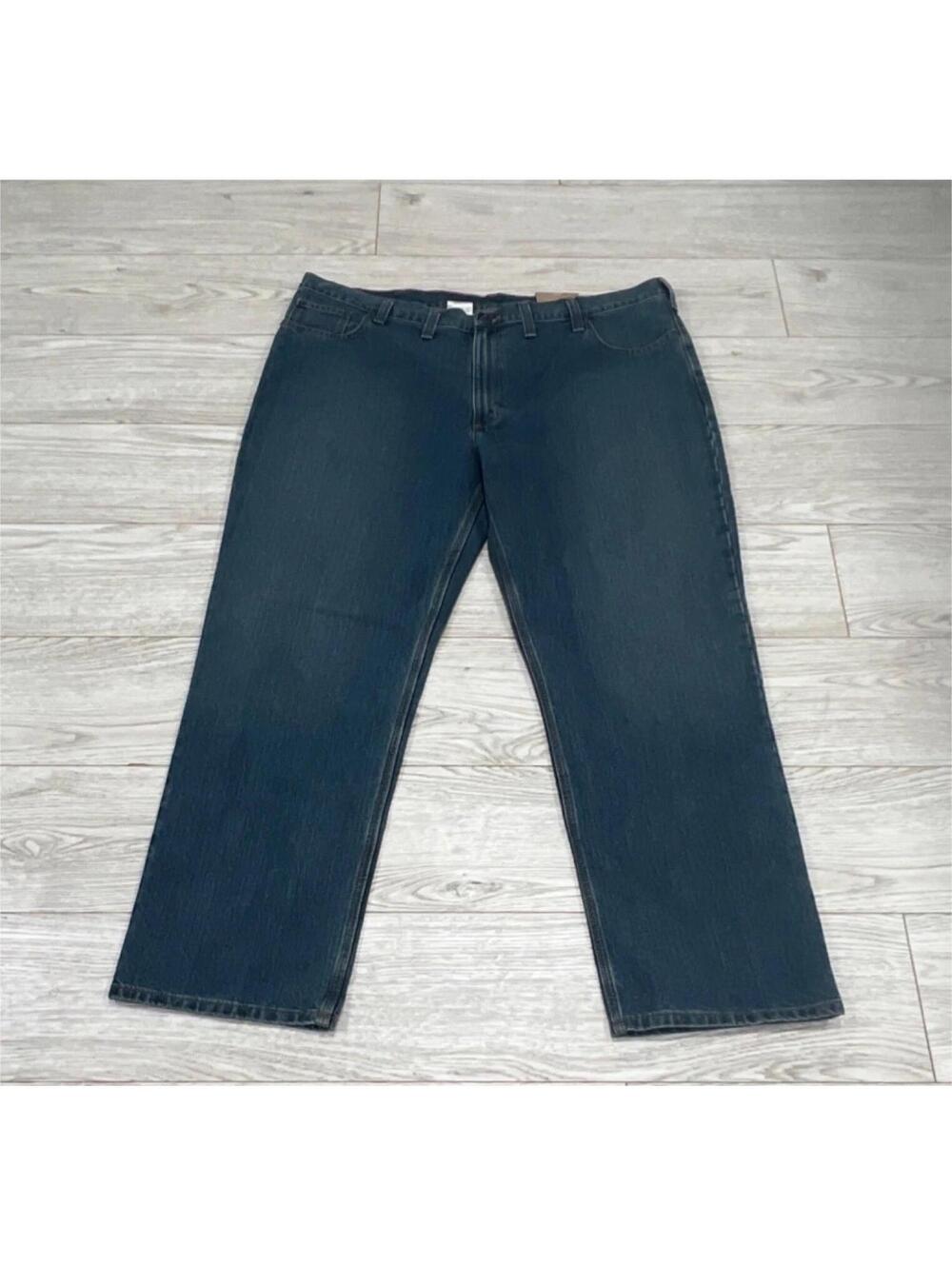 NEW W TAGS BIG & TALL Carhartt Men's Blue Jeans SIZE 46X32 $108